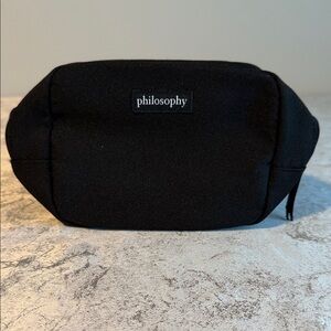 Philosophy Black Canvas Travel Dopp Kit